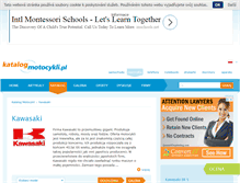 Tablet Screenshot of kawasaki.katalog-motocykli.pl